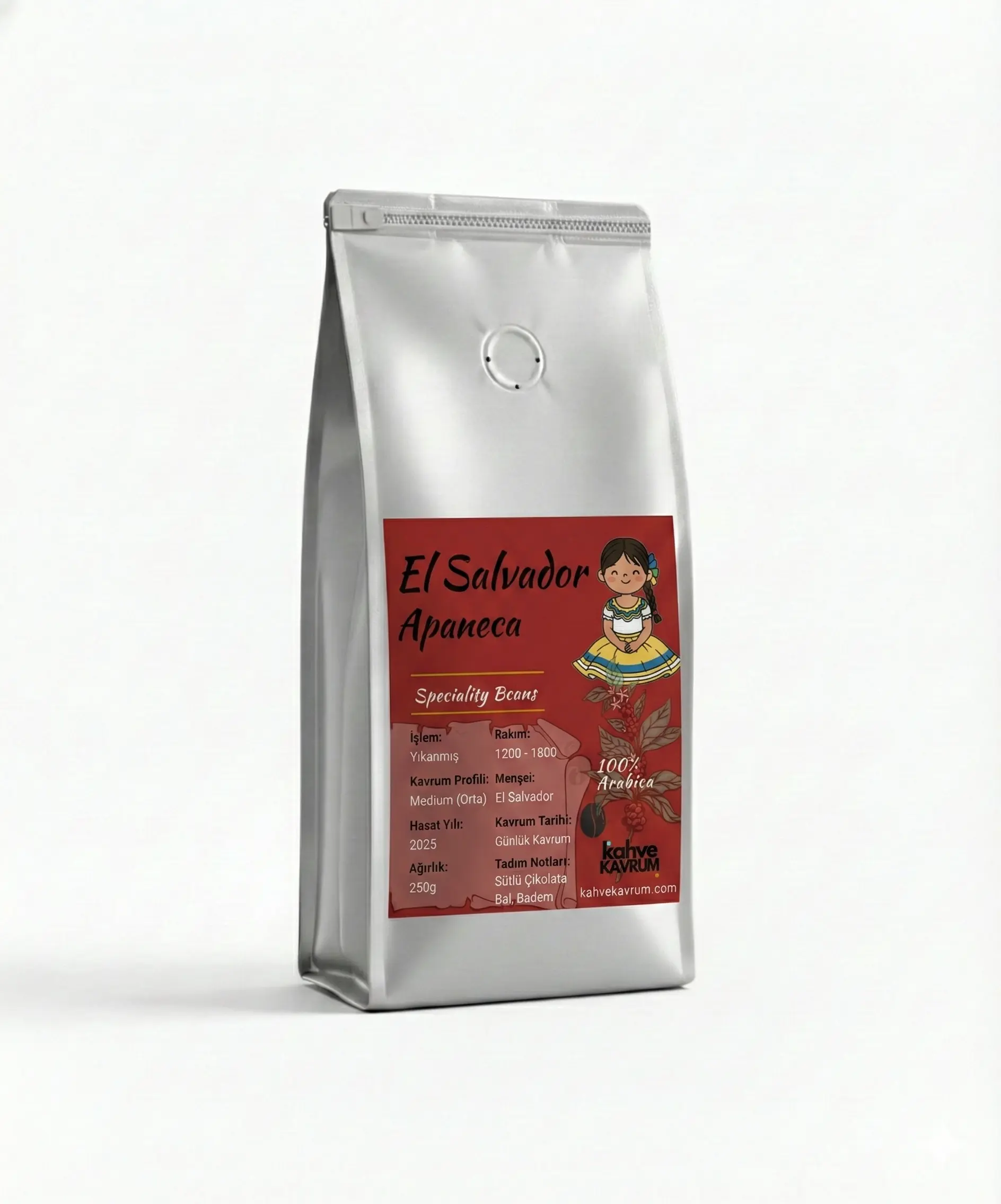 El Salvador Apaneca 250g taze kavrulmuş yöresel kahve online sipariş