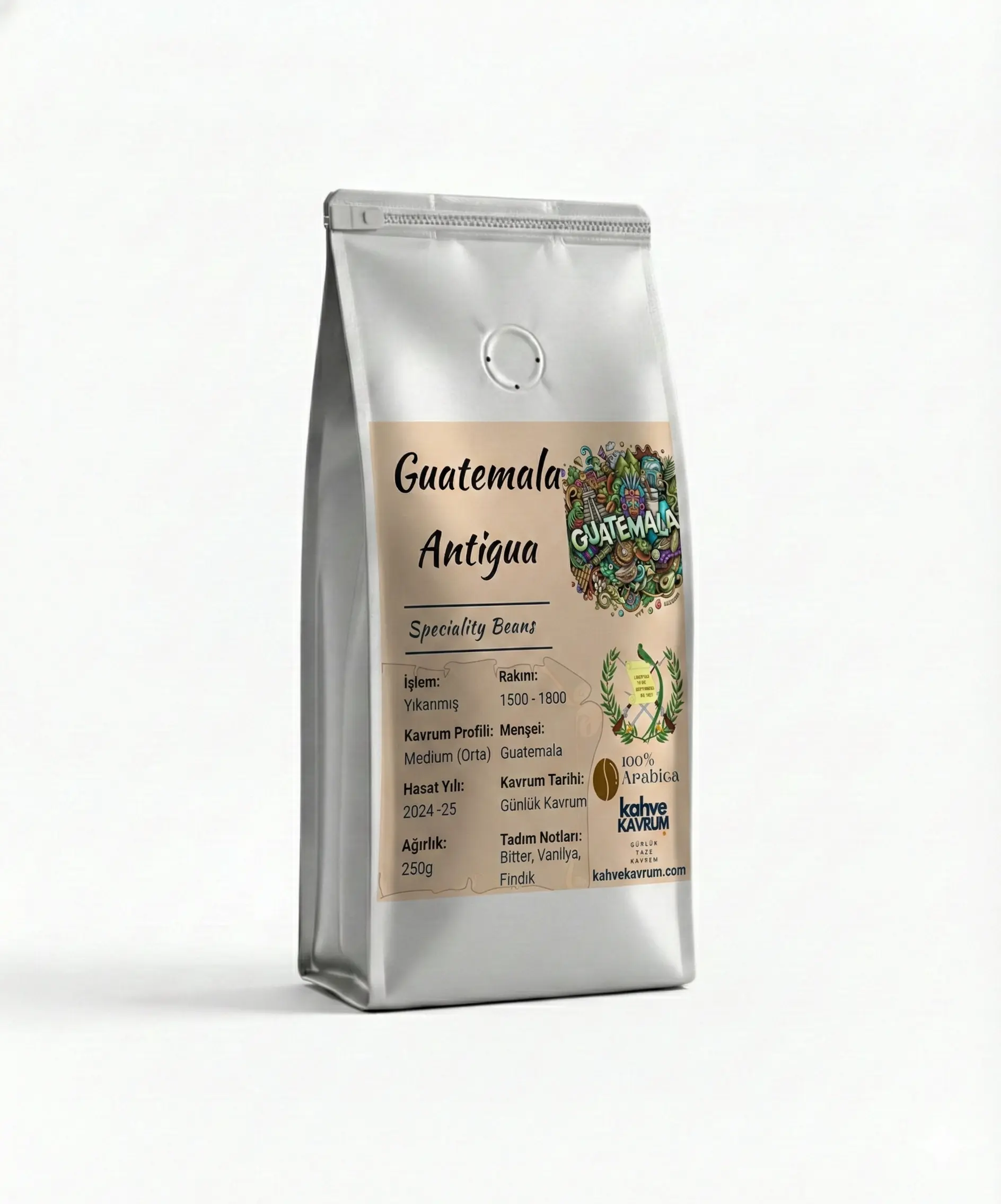 Guatemala Antigua 250g taze kavrulmuş yöresel kahve online sipariş