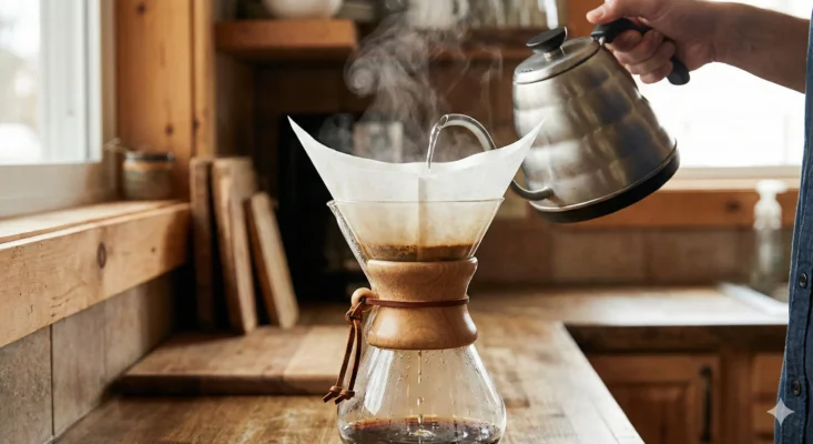Chemex Filtre Islatma