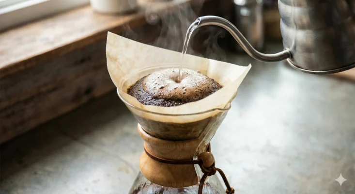 Chemex Blooming