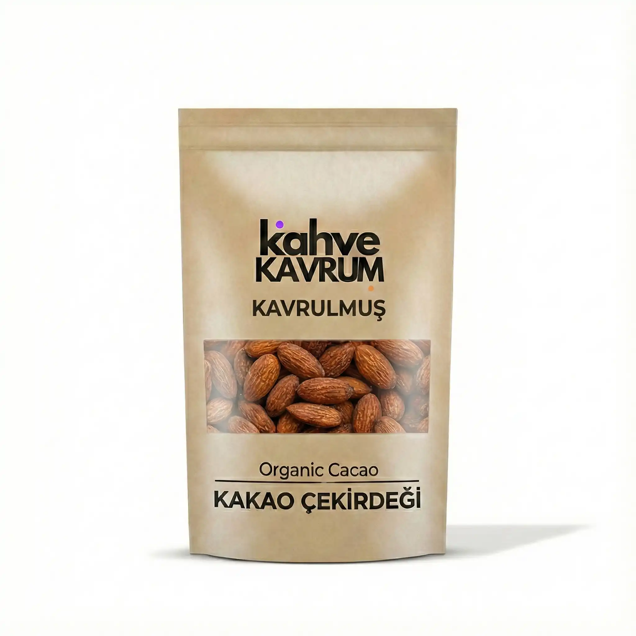 Kavrulmuş kakao çekirdeği atıştırmalık ve çikolata yapımı