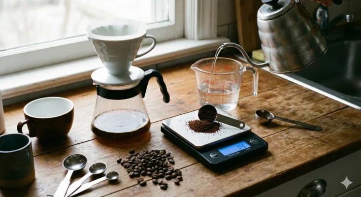 V60 Kahve Ölçümü